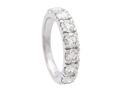 Jewellery, ETERNITY RING, 18K white gold
