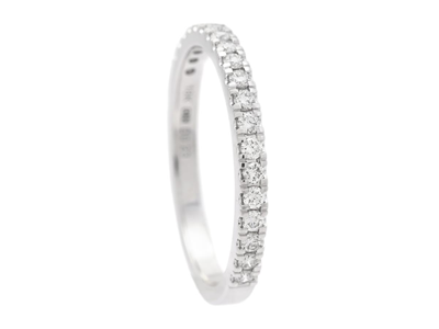 Jewellery, ETERNITY RING, 18K white gold