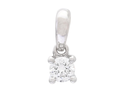 Jewellery, SOLITAIRE PENDANT, 18K white gold