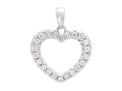 Jewellery, PENDANT, 18K white gold