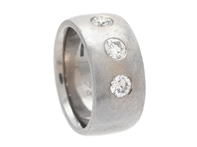 Jewellery, RING, 18K white gold