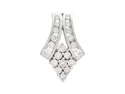 Jewellery, PENDANT, 9K white gold
