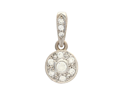 Jewellery, PENDANT, 18K white gold