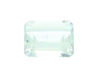 Gemstones, AQUAMARINE, emerald cut