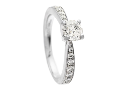 Jewellery, RING, platinum