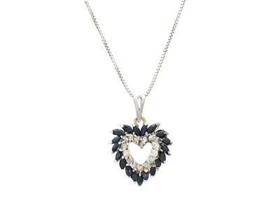 Jewellery, PENDANT M. CHAIN, 18K white gold