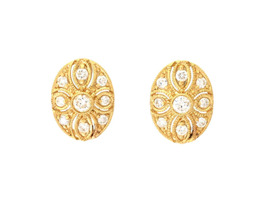 Jewellery, EARRINGS, 18K gold