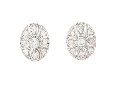 Jewellery, EARRINGS, 18K gold