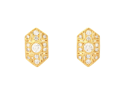 Jewellery, EARRINGS, 18K gold