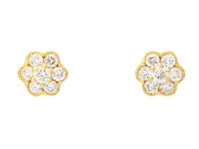 Jewellery, EARRINGS, 18K gold