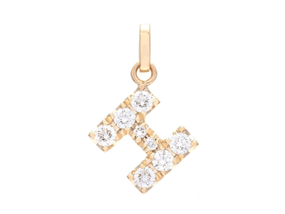 Jewellery, LETTER PENDANT, letter H