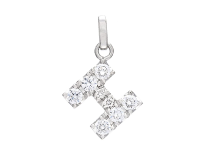 Jewellery, LETTER PENDANT, letter H