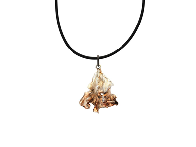 Jewellery, PENDANT, silver-plated algae