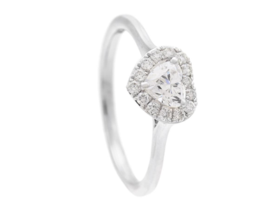 Jewellery, RING, 18K white gold