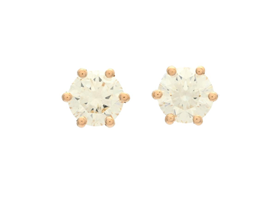 Jewellery, SOLITAIRE EARRINGS, 18K gold