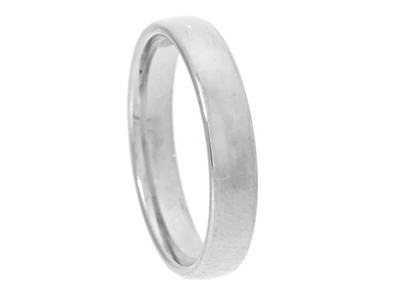 Jewellery, PLAIN RING, 18K white gold
