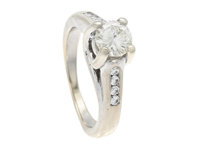 Jewellery, RING, 14K white gold