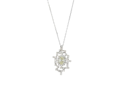 Jewellery, PENDANT WITH CHAIN, platinum