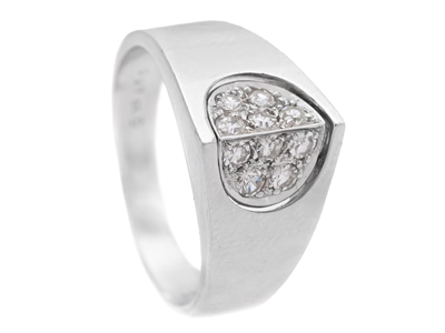 Jewellery, RING, 18K white gold