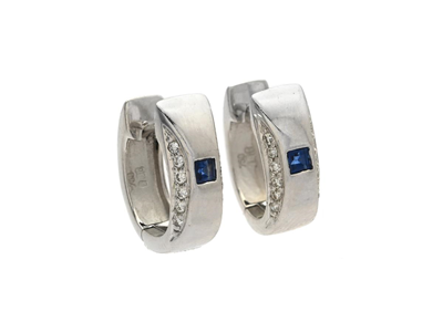 Jewellery, EARRINGS, 18K white gold