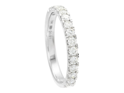 Jewellery, ETERNITY RING, 18K white gold