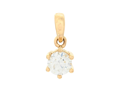 Jewellery, SOLITAIRE PENDANT, 18K gold