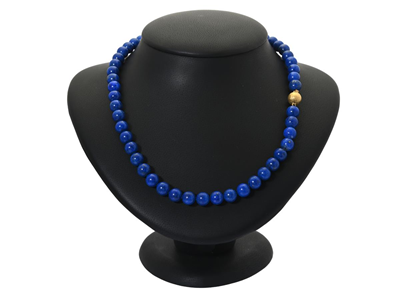 Jewellery, NECKLACE, beads of lapis lazuli