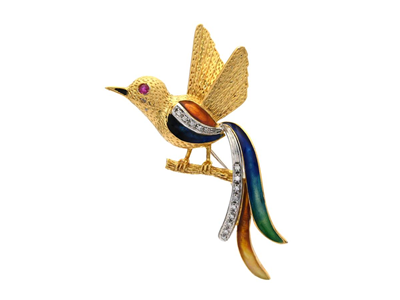 Jewellery, BRSOCH, 18K gold