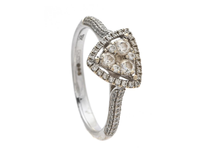 Jewellery, RING, 18K white gold