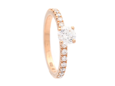 Jewellery, RING, 18K rose gold