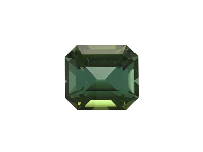 Gemstones, GREEN TOURMALINE, emerald cut