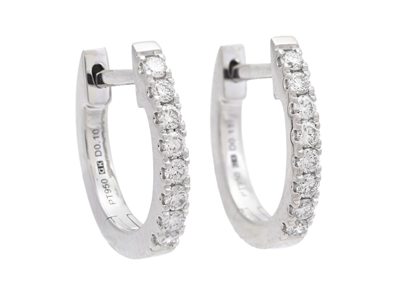 Jewellery, EARRINGS, platinum