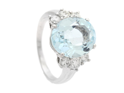 Jewellery, RING, 18K white gold