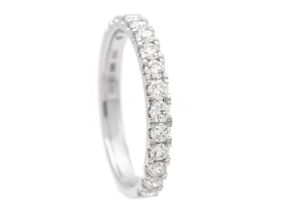 Jewellery, ETERNITY RING, 18K white gold