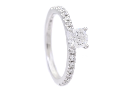 Jewellery, RING, 18K white gold