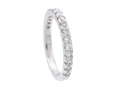Jewellery, ETERNITY RING, 18K white gold
