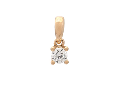 Jewellery, SOLITAIRE PENDANT, 18K gold