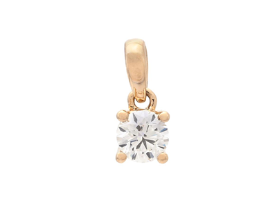 Jewellery, SOLITAIRE PENDANT, 18K gold