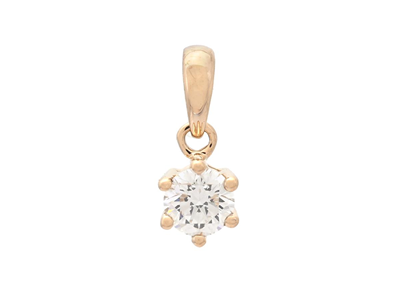 Jewellery, SOLITAIRE PENDANT, 18K gold