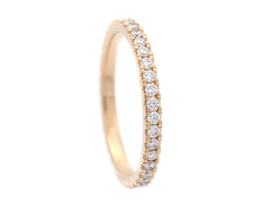 Jewellery, FULL ETERNITY RING, 18K gold