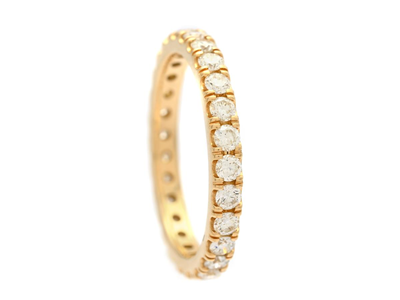 Jewellery, FULL ETERNITY RING, 18K gold
