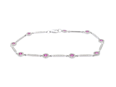 Jewellery, BRACELET, 18K white gold