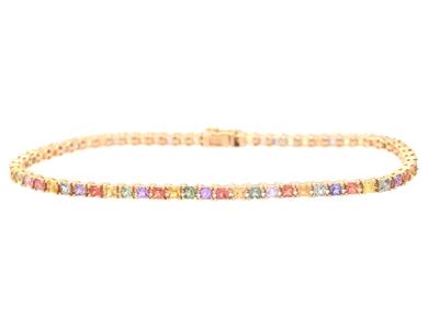 Jewellery, TENNIS BRACELET, 18K gold