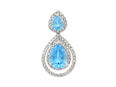 Jewellery, PENDANT, 18K white gold