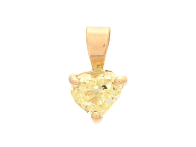 Jewellery, SOLITAIRE PENDANT, 18K gold