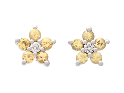 Jewellery, EARRINGS, 18K white gold