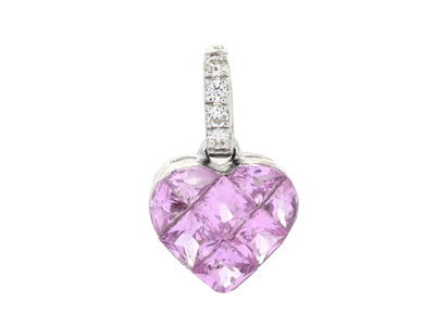 Jewellery, PENDANT, 18K white gold
