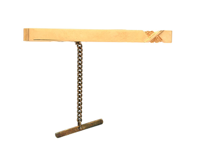 Jewellery, TIE PIN, 18K gold/sterling silver