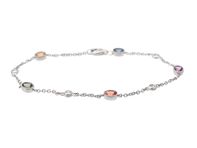 Jewellery, BRACELET, 18K white gold
