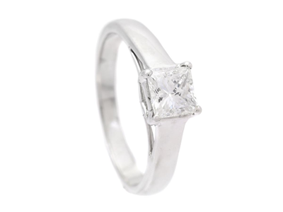 Jewellery, RING, 18K white gold